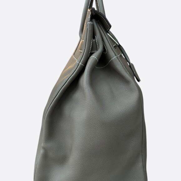 Hermes Etoupe Togo & Palladium Hardware HAC Birkin 50 - Picture 2 of 8